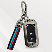 Metal Silicone Key Cover with Belt for with City, Civic, Jazz, Amaze, CR-V, WR-V, BR-V, Jazz BS6, Civic 2020 | Push Start Model