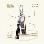 TPU for Kia Seltos HTE, Sonet HTE, Carens Premium, Prestige 3 Button Flip Key