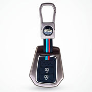 Metal Silicon Car Key Cover Compatible with Honda IV-TEC City, Jazz,  WR-V, Amaze 2014 + | 2 Button