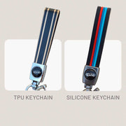 Silicon Strap Keychain with 360° Swivel Hook for Car, Bike & Home Keys – Durable, Flexible & Easy-Access