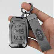 Metal Leather key cover for Land Rover Compatibility Range Rover, Jaguar