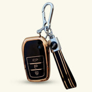 TPU Key Cover for Toyota Fortuner, Hilux, Innova Crysta, Legender, Innova HyCross, Land Cruiser | 3 Button Type M1 Push Start Smart Key