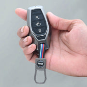 Mahindra XUV 500 Key Cover | Metal Silicon | 3 Button Smart Key