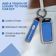 Metal Leather key cover for Land Rover Compatibility Range Rover, Jaguar