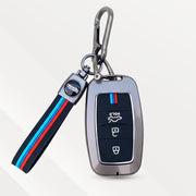 Metal Silicone Key Cover (Belt) for Seltos, Sonet, Carens | Push Start Key
