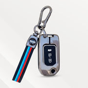 Metal Silicone Key Cover (Belt) for City, WR-V | Flip Key