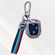 Metal Silicone Key Cover with Belt for with Accord, City, Civic, Brio, Mobilio, Jazz | 2 Button Remote Key