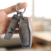 Mahindra XUV 500 Key Cover | Metal Leather | 3 Button Smart Key