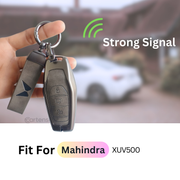 Mahindra XUV 500 Key Cover | Metal Leather | 3 Button Smart Key