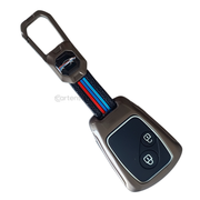 Metal Silicon Key Cover Compatible with Accord, City, Civic, Brio, Mobilio, Jazz | 2 Button Remote Key