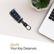 Metal Silicon Key Cover for Skoda/Volkswagen Kushaq, kylaq, Octavia, Kodiaq,  Superb, Slavia, Passat, Virtus, T Roc | 3 Button Flip Key