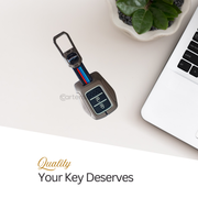 Metal Silicon Car Key Cover Compatible with Honda IV-TEC City, Jazz,  WR-V, Amaze 2014 + | 2 Button