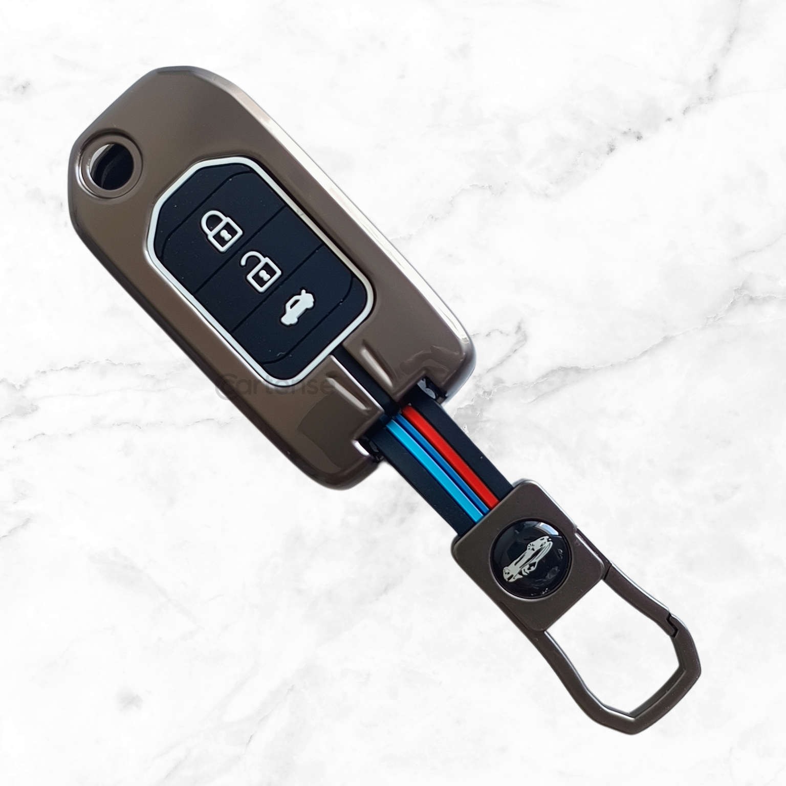 Metal Silicon Key Cover Compatible with City, WR-V | Flip Key
