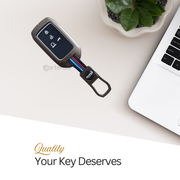 Metal Silicon Key Cover Compatible with New Honda Civic, New Honda Amaze, New Honda City