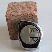 TPU Leather Key Cover for Suzuki Swift, Dzire, Ertiga, Baleno, Celerio, WagonR, Ritz, Brezza, Scross, Alto, Fronx, XL6, Ciaz, Grand Vitara, Jimny, Alto K10, S Presso, Ignis |for Toyoto Rumion, Hyryder, Urben Cruiser, Galanza | 2 Button Key