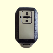 TPU Leather Key Cover for Suzuki Baleno, Swift, Ertiga, XL6, DZire, Fronx, Scross, Celerio, Ciaz, Brezza, Grand Vitara, Jimny, Ignis | 2 Button Smart Key