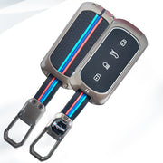 Metal Silicon Key Cover For TATA curvv| 4 Button smart key